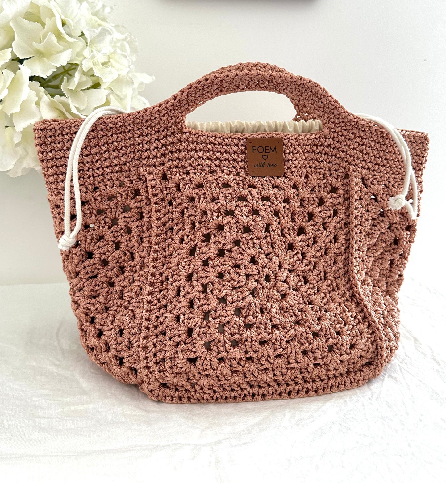 Cabas crochet artisanal 