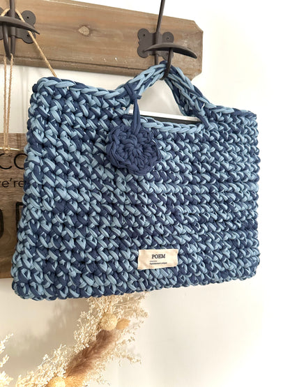 Pochette Pc crochet écologique