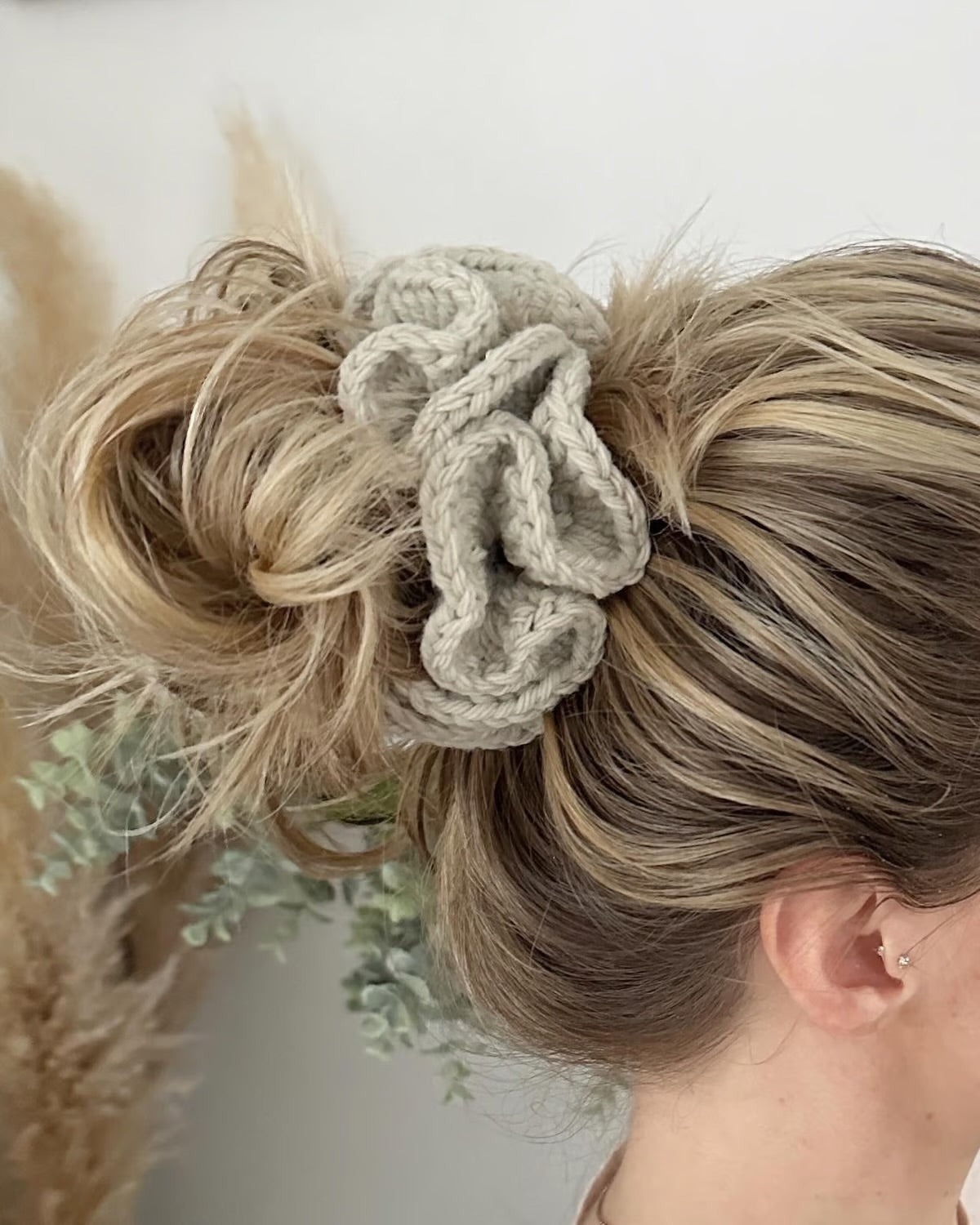 Accessoires cheveux en crochet 