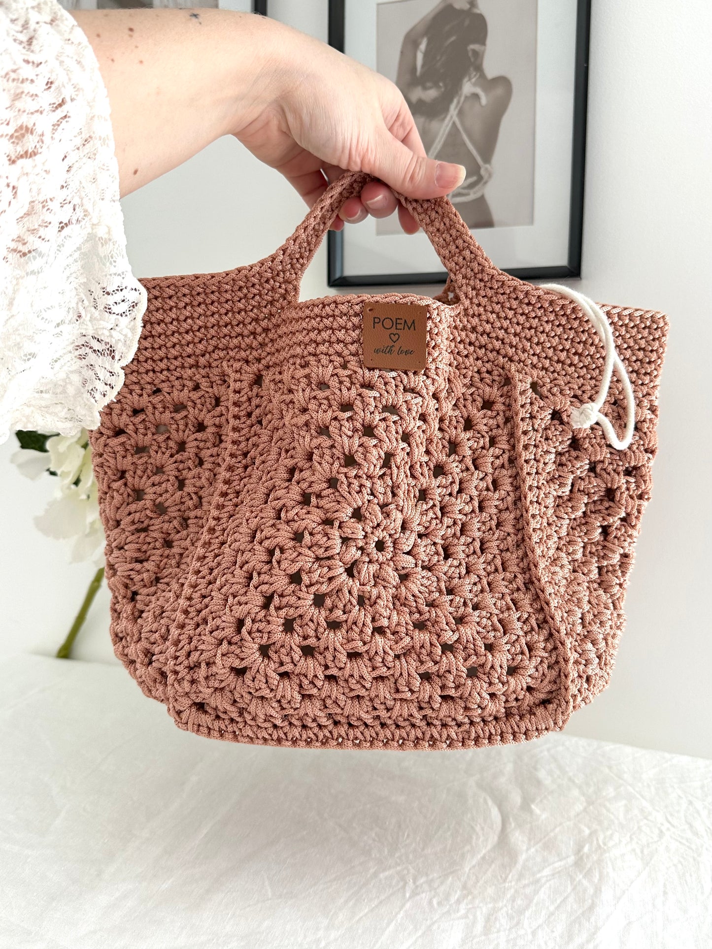 Cabas crochet granny