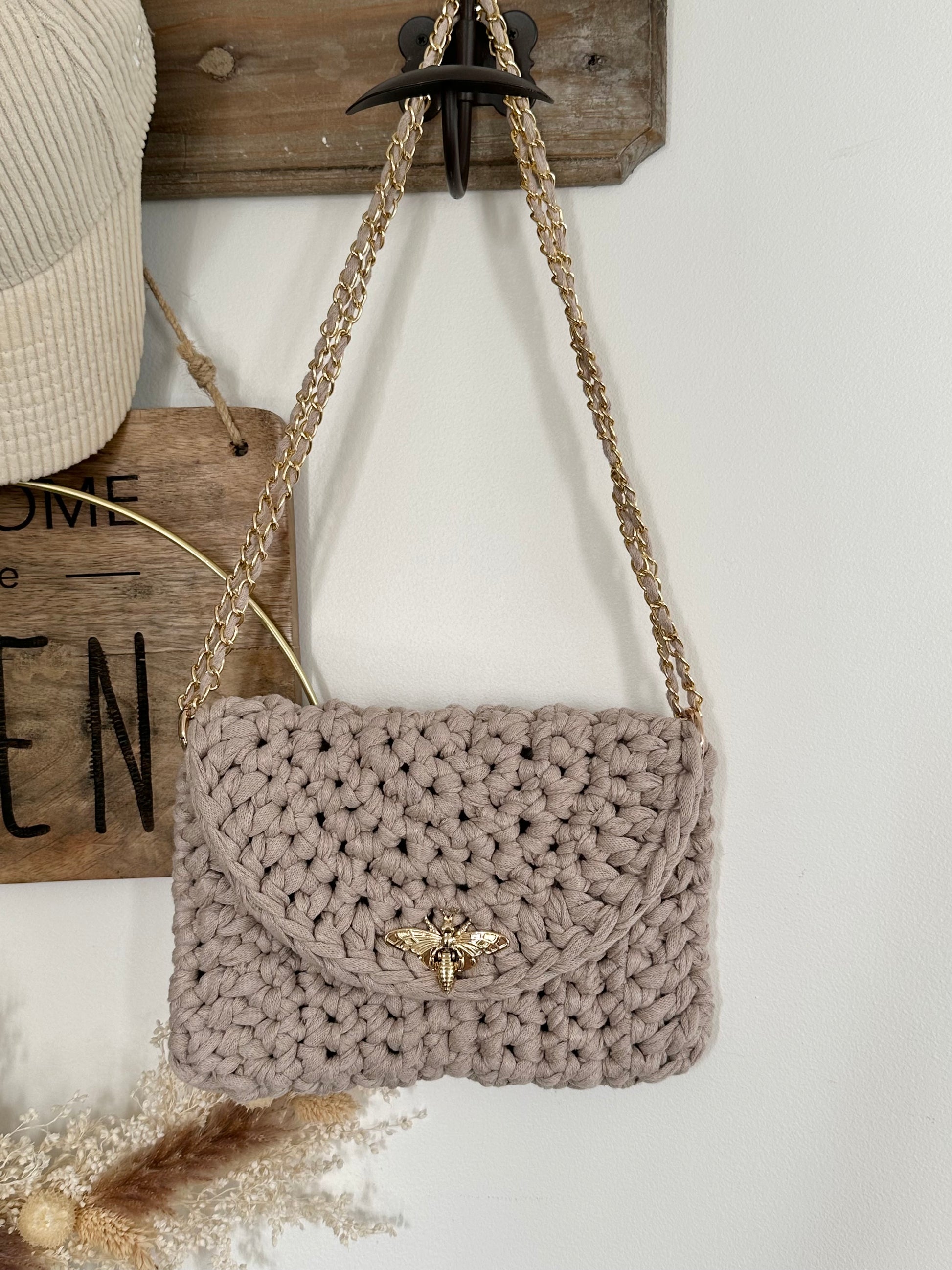 Sac crochet fait main 