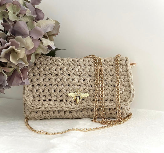 Sac crochet fait main personnalisable 