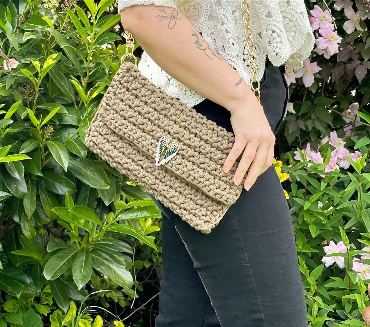 Sac crochet fait main en crochet 